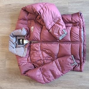 North Face 550 Purple Down Puffer Jacket (M)